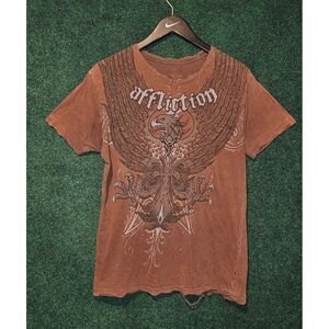 Affliction y2k grunge tshirt